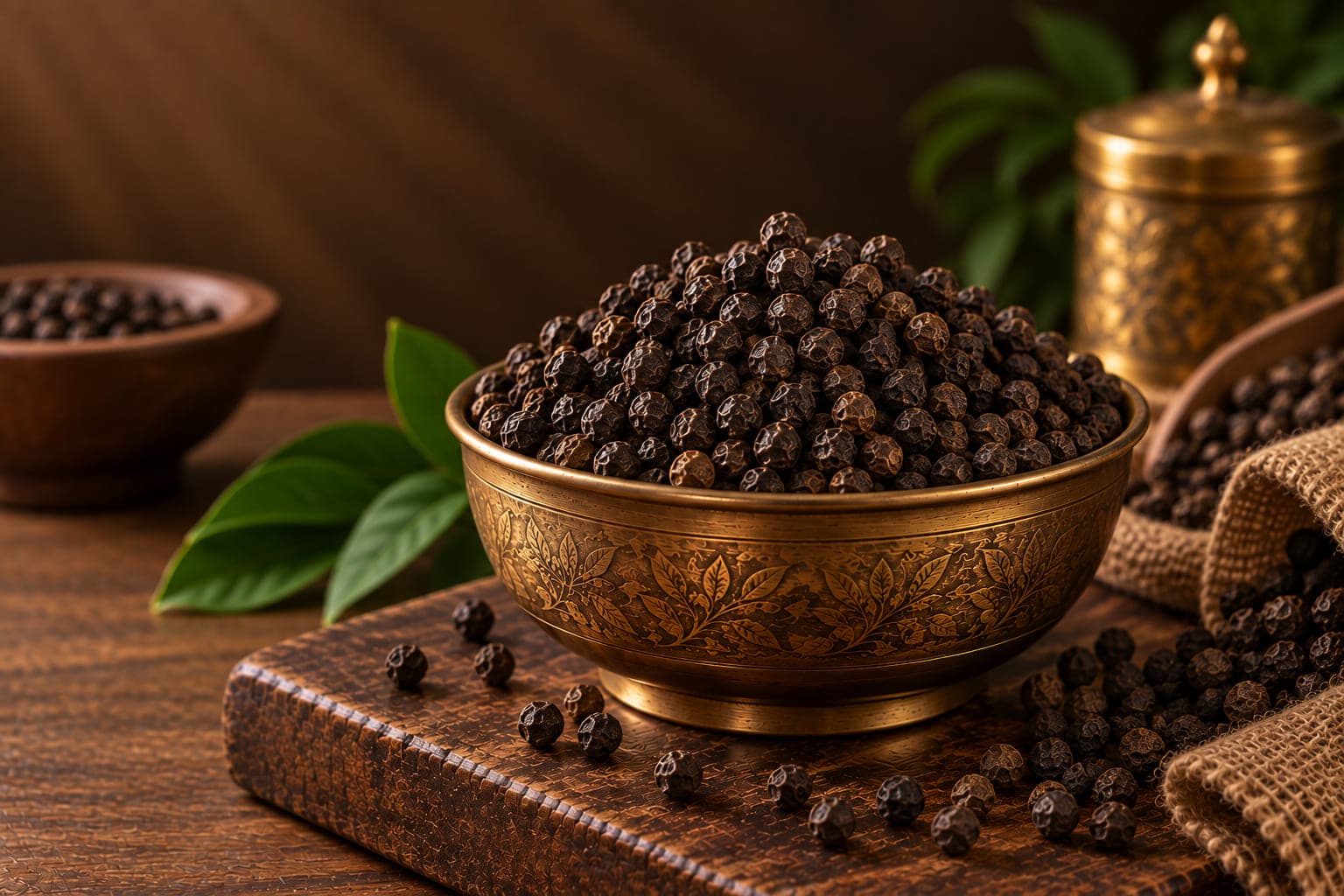 Whole Black Peppercorns